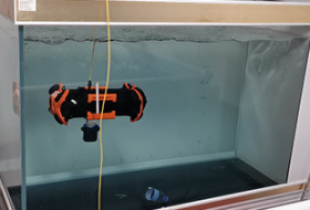 5波束避障传感器安裝在水下机器人上避免撞击-[力语超声]
